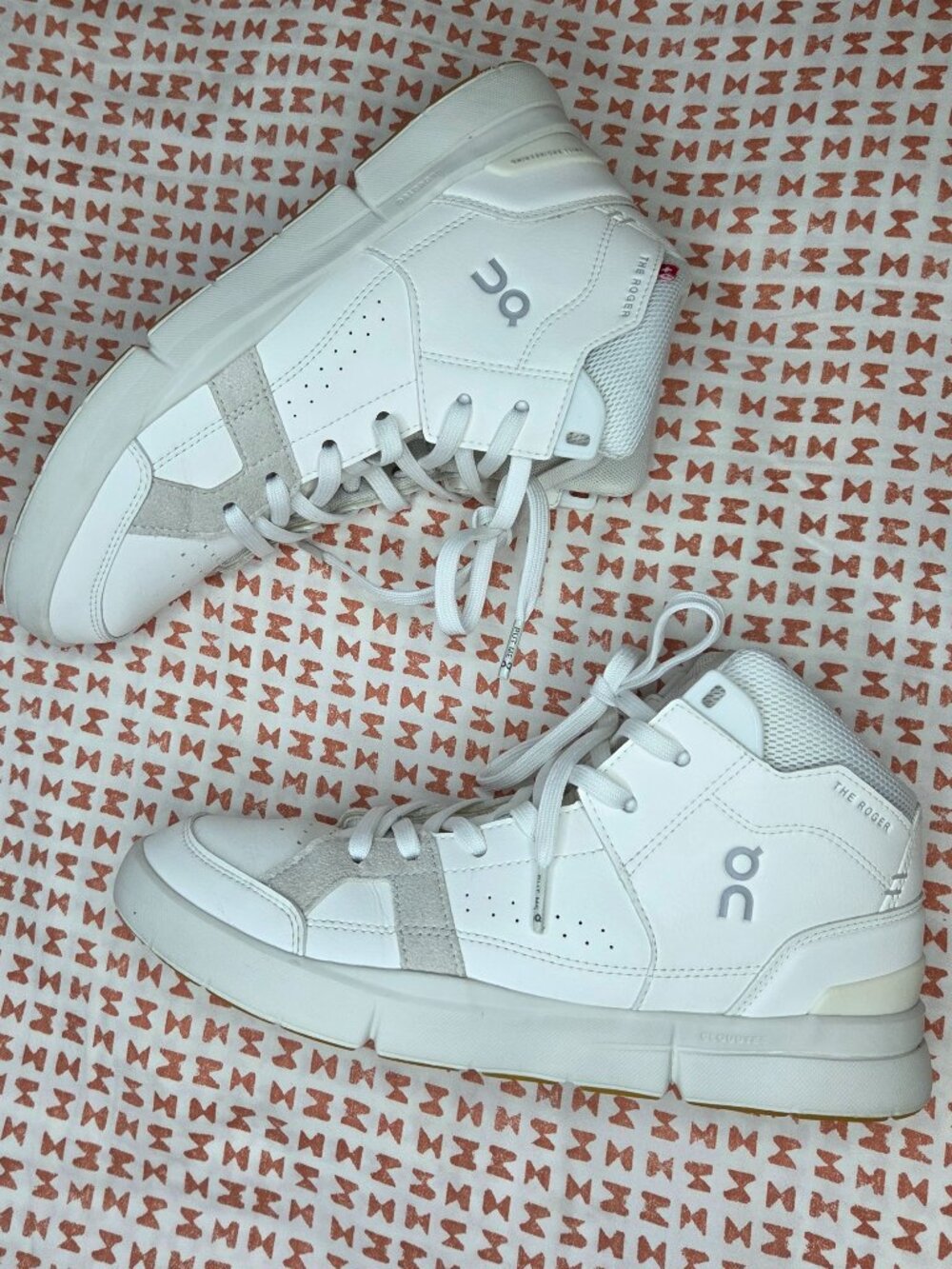On Cloud The Roger Clubhouse Mid Tennis Comfort Shoe Sneaker Woman Size 8